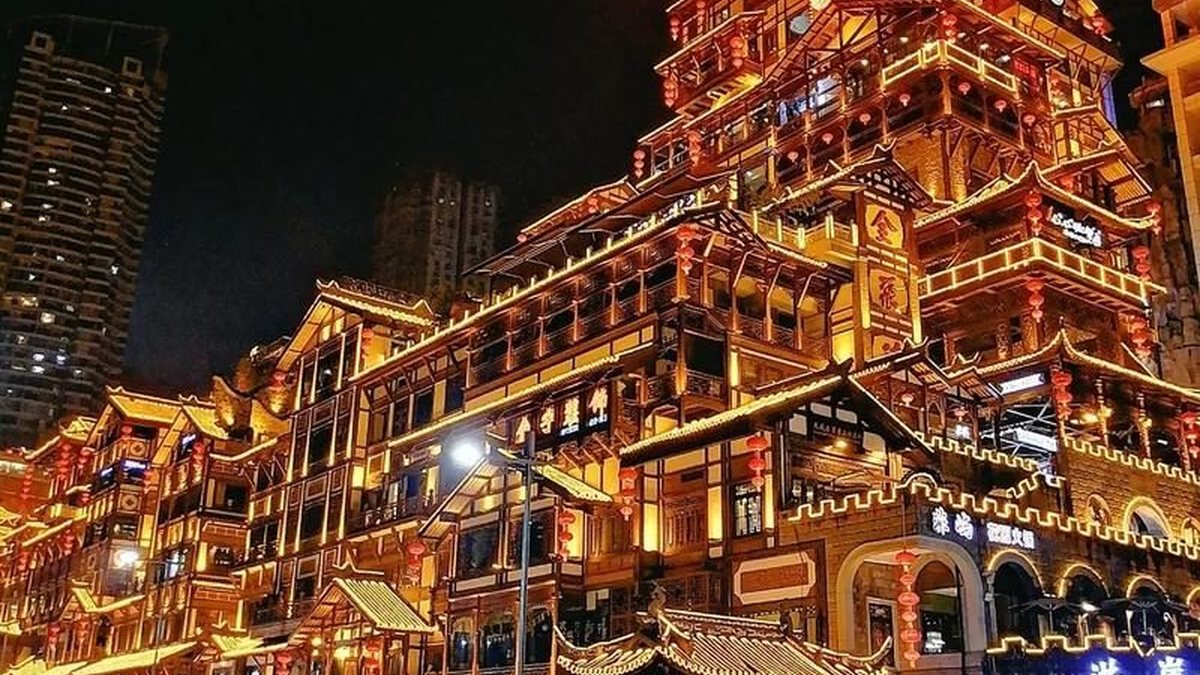 重慶洪崖洞夜景